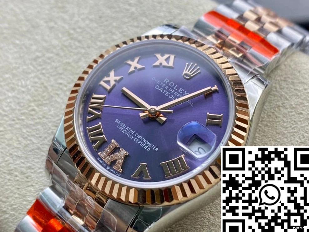 Diamond Purple M278271-0020 TW Eggplant Factory Rolex Dial Datejust 0319